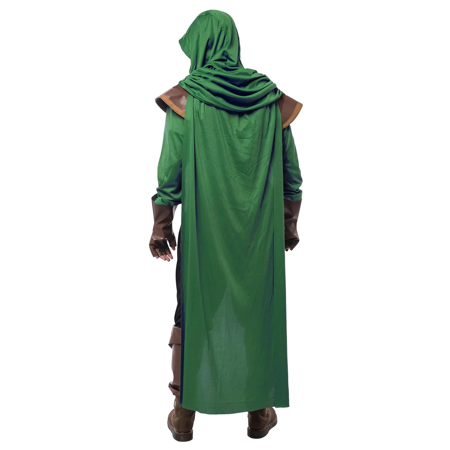 Syncfun Renaissance Robin Hood for Men Costume Set Made of Leather for Halloween Dress Up Party, Large