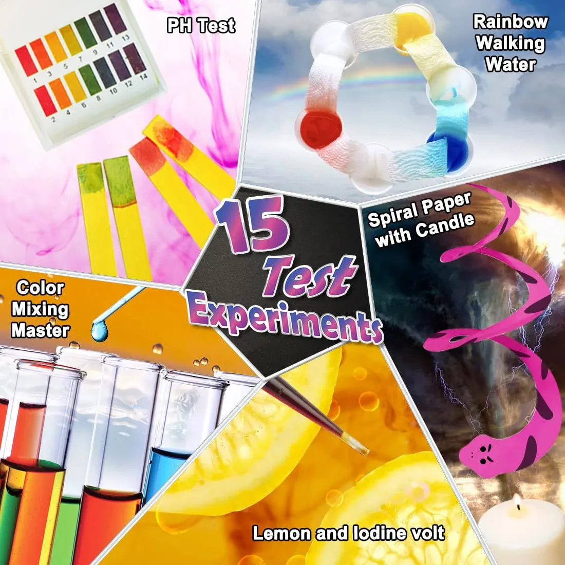 Syncfun 70 Lab Experiments Science Kits for Kids, STEM Activities Educational Scientist Toys，Birthday Gifts for Boys and Girls 5-12