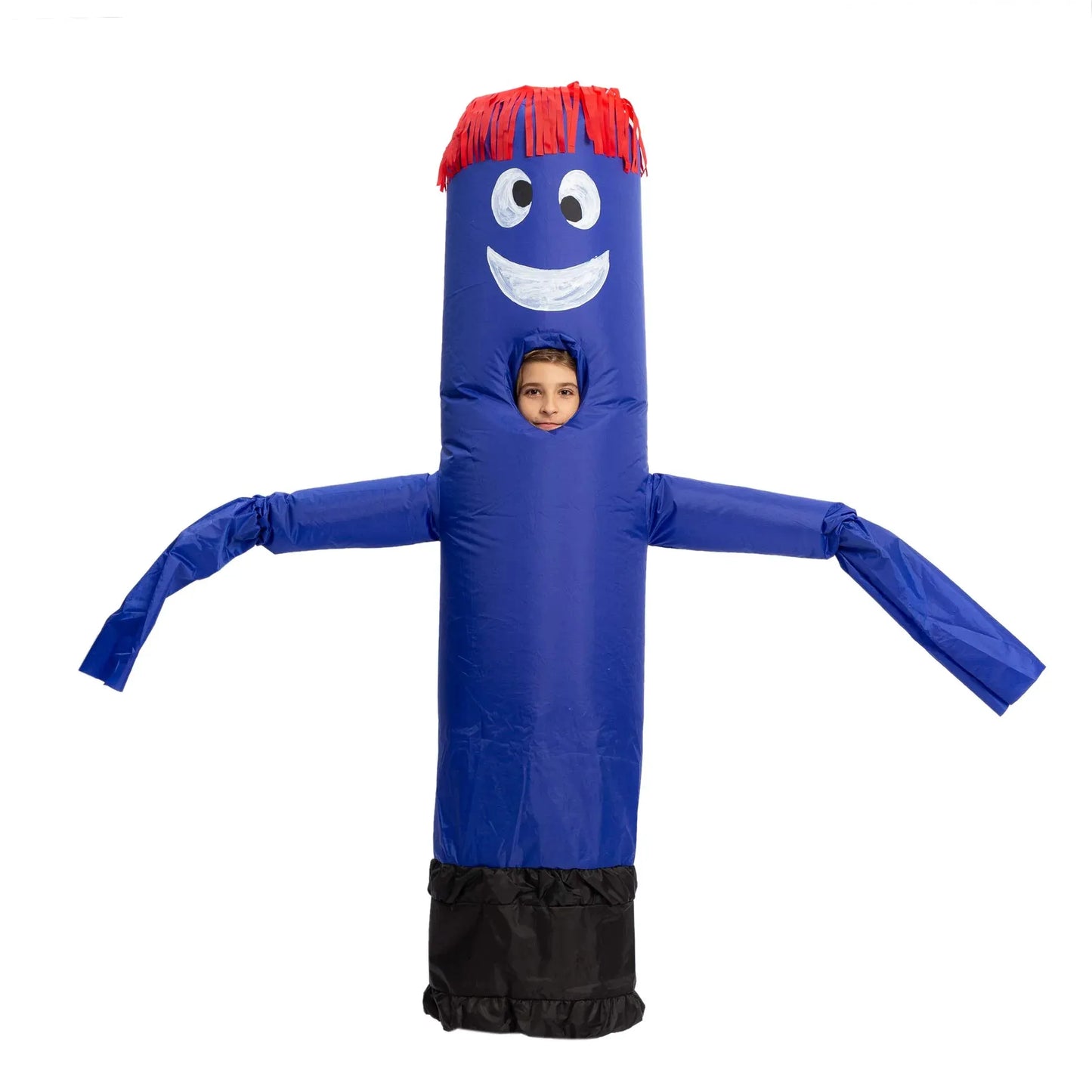 Syncfun Inflatable Halloween Costume for Child, Inflatable Tube waving arms and dancing, Full Body Dress UP (Blue)