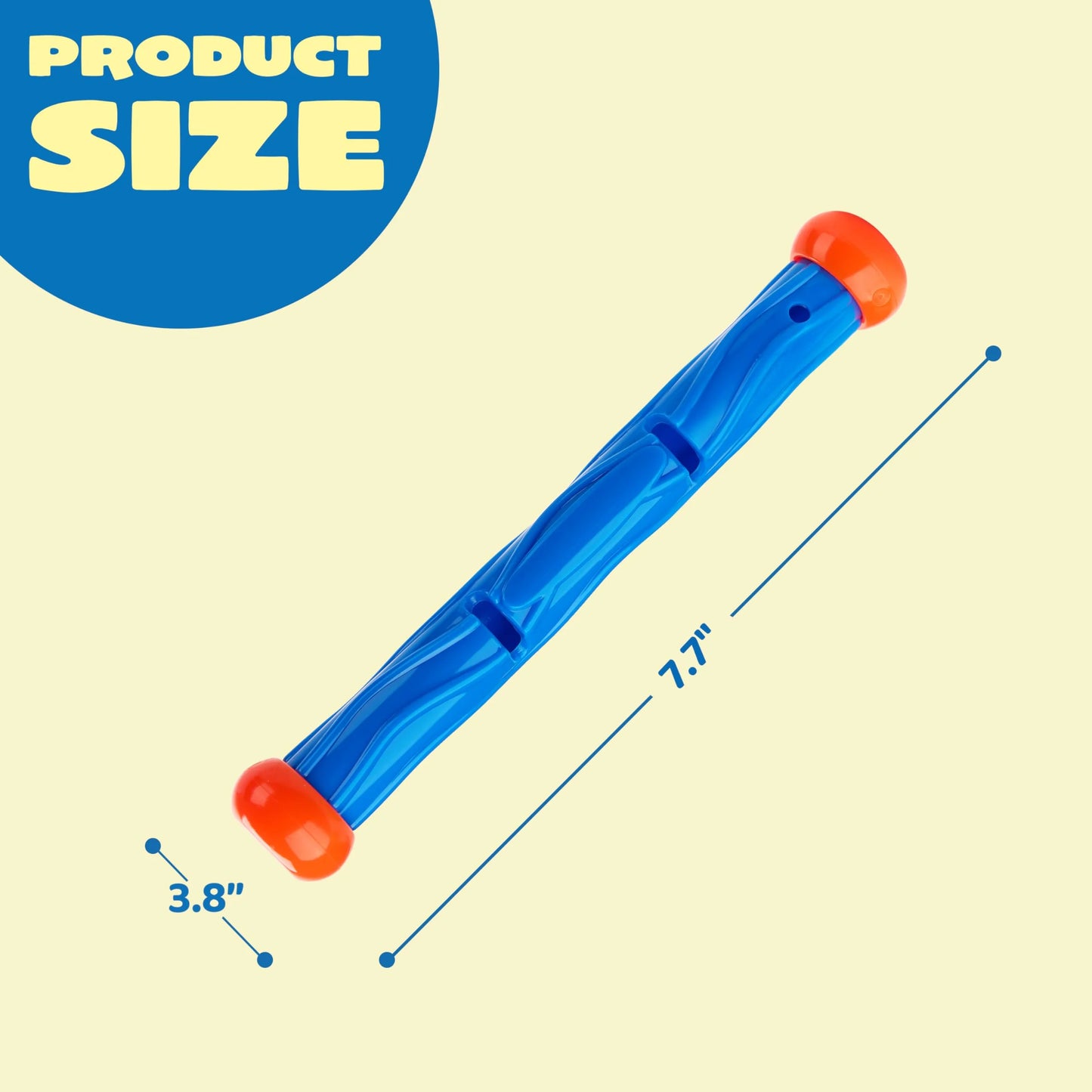 Syncfun Diving Sticks Pool Toys, 8 Pcs Underwater Training Pool Dive Stick for Kids, Colorful Swimming Toy Sinking Throwing Sticks for Kids Gifts Summer Swim Training Water Fun Pool Games(Sticks)