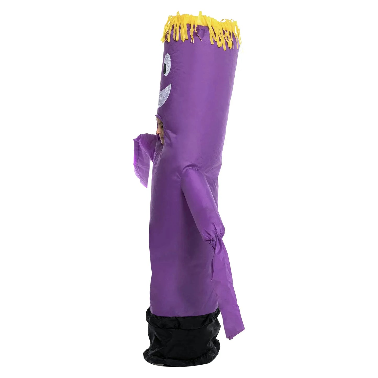 Syncfun Inflatable Halloween Costume for Kids,Inflatable Tube waving arms and dancing,Full Body Dress UP (Purple)