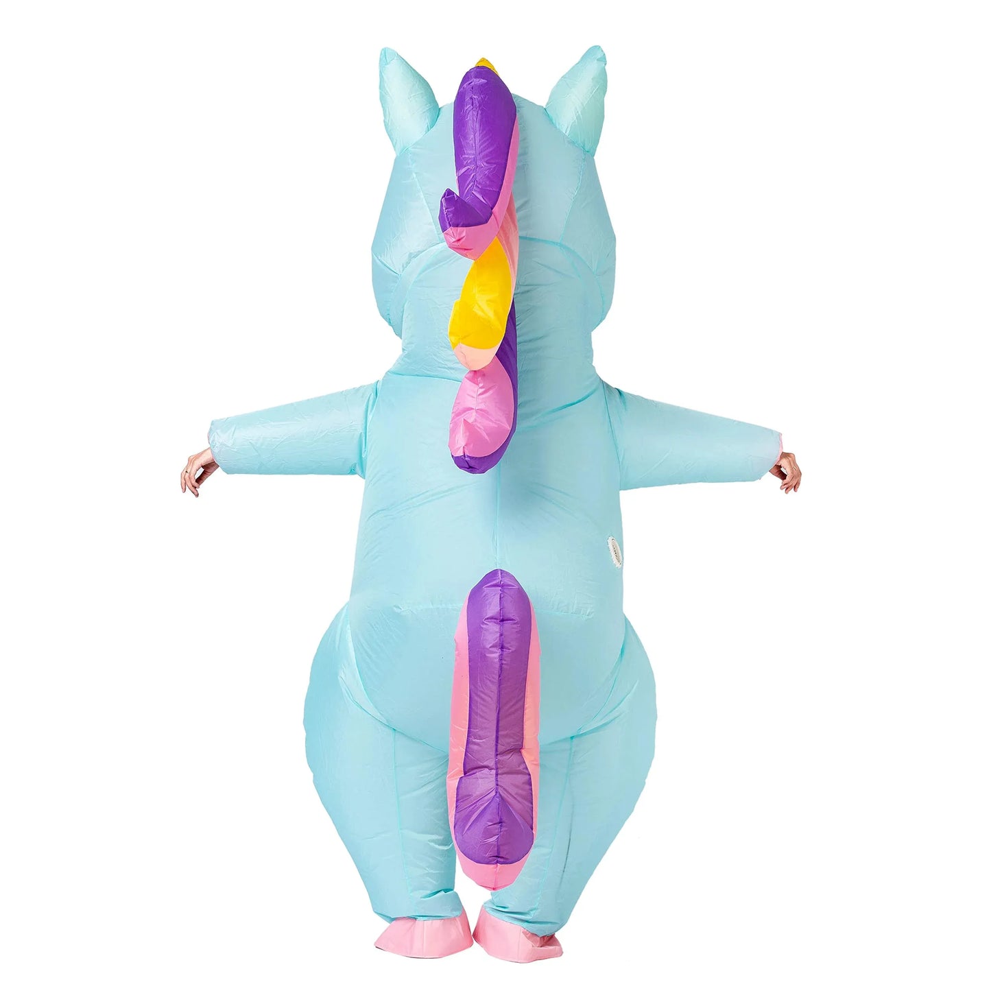 Syncfun Inflatable Costume for Adults,Full Body Blue Unicorn Inflatable Halloween Costume