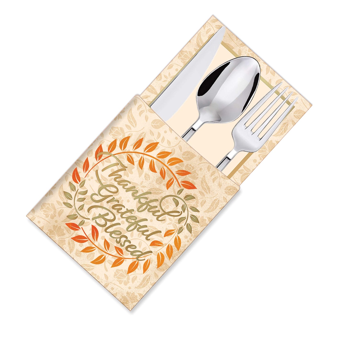 JOYIN 36 Thanksgiving table decoration Cutlery Holders Set for Fall Party Favor Supplies Dinner Centerpiece
