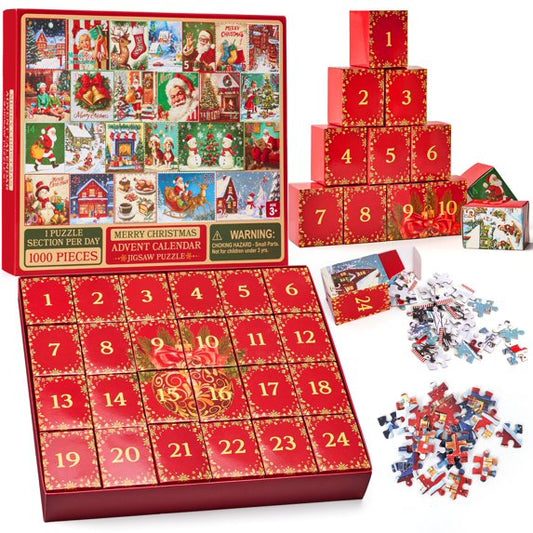 1000 PCS Puzzle 1000 Piece Advent Calendar