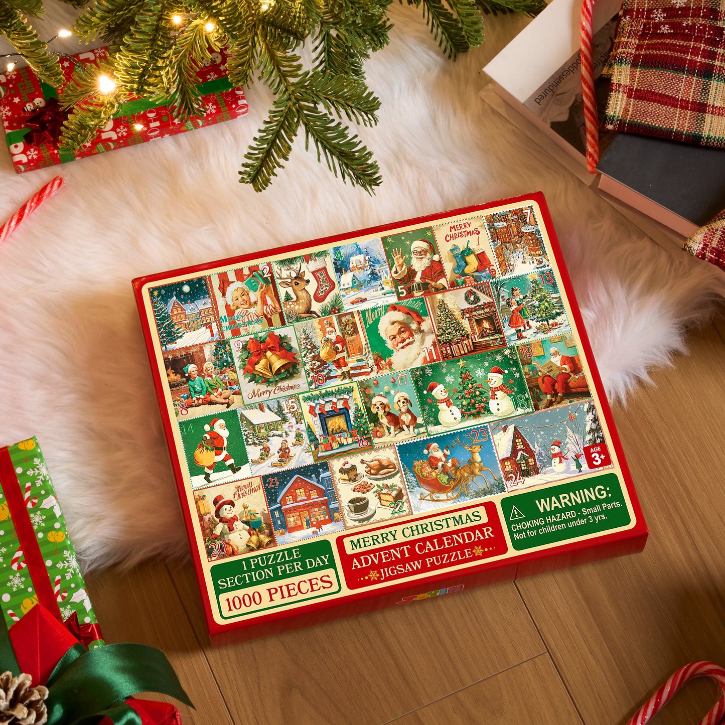 1000 PCS Puzzle 1000 Piece Advent Calendar