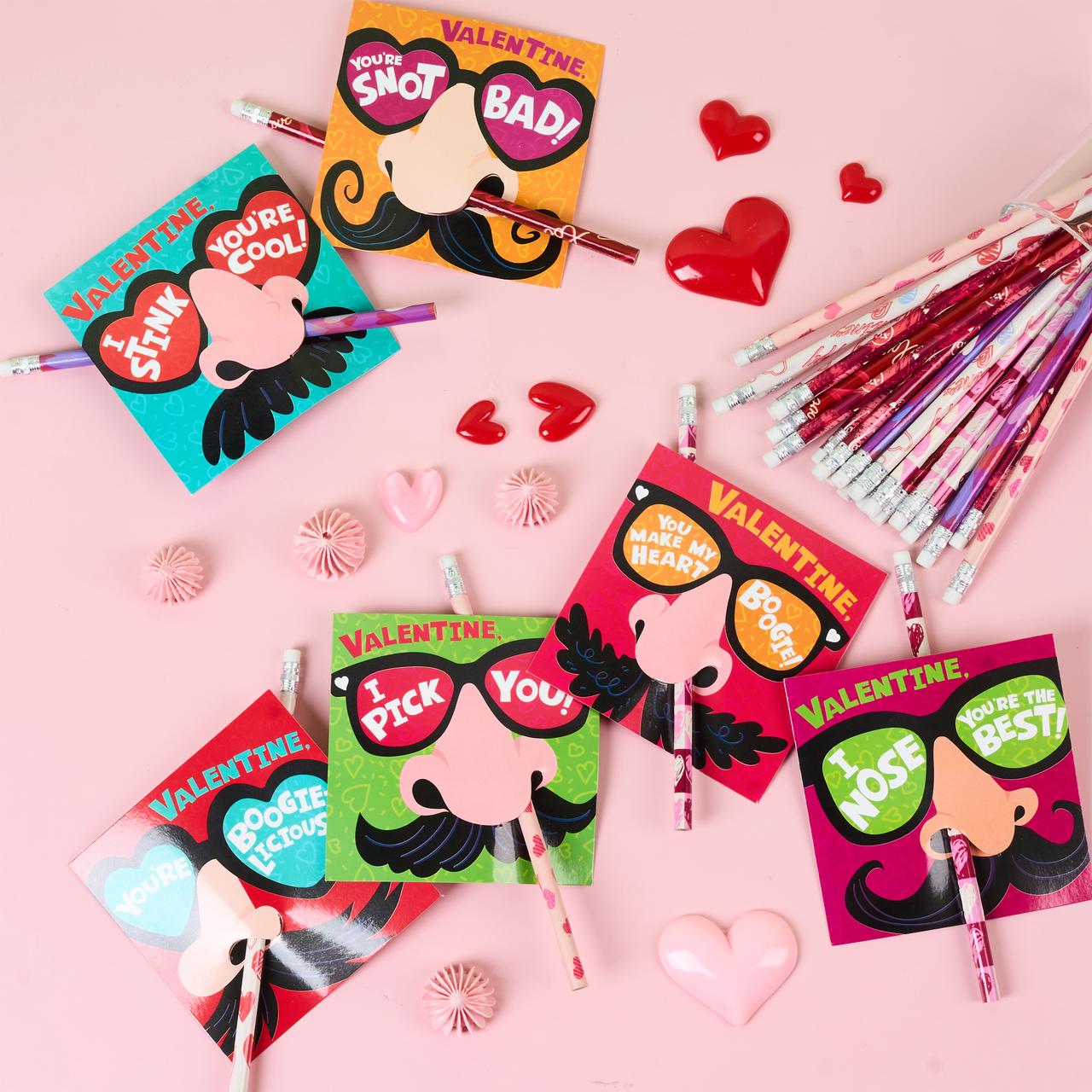 30 pieces, fun cards and pencils assorted gifts