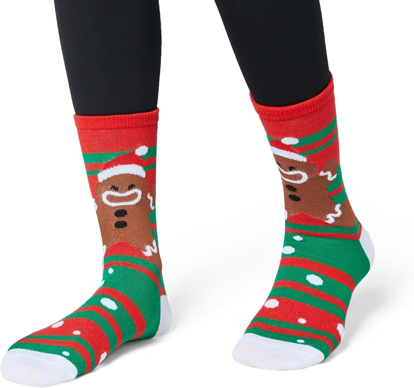 Joyfy 6 Pairs Christmas Socks Women