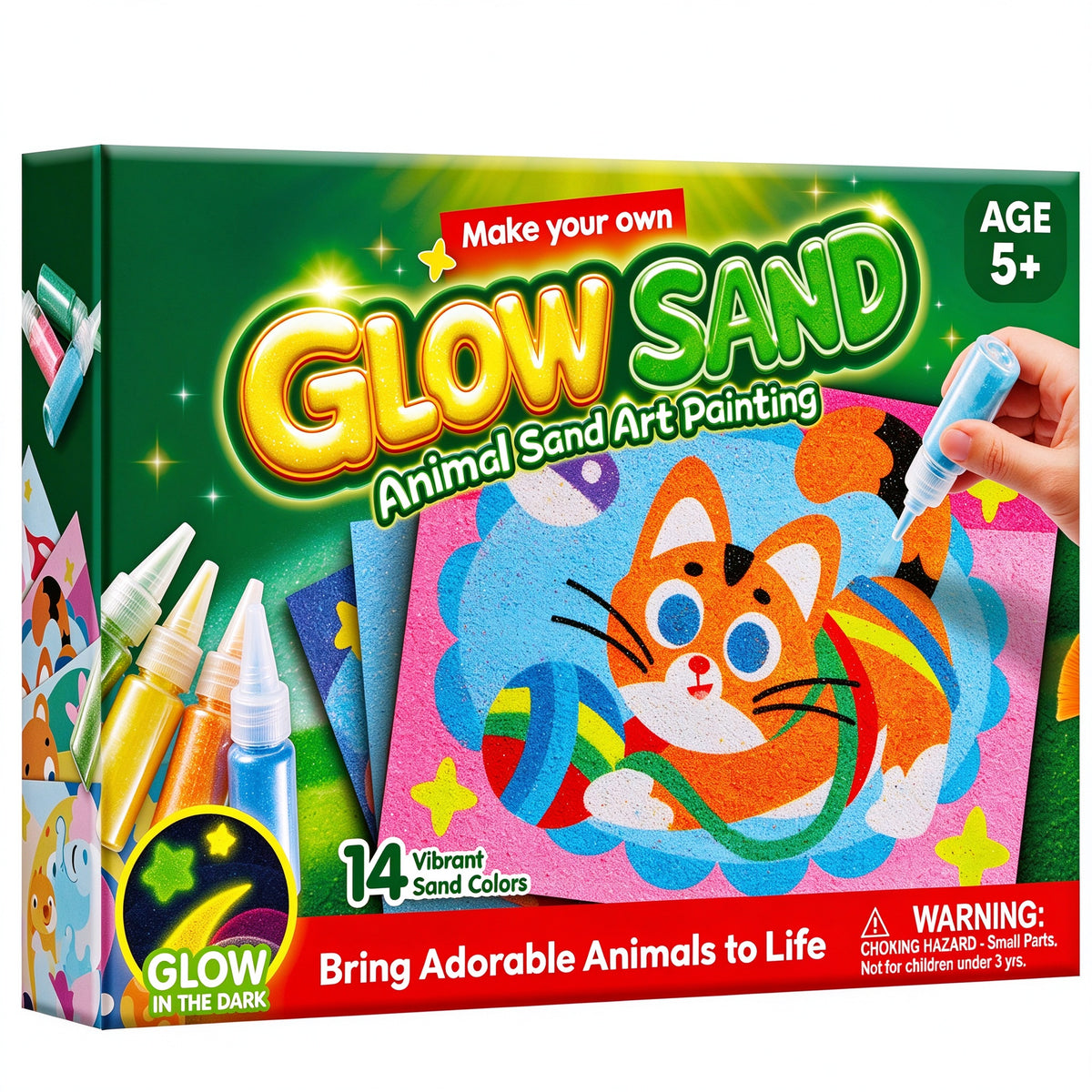 GlowSand Animal Sand Art Painting
