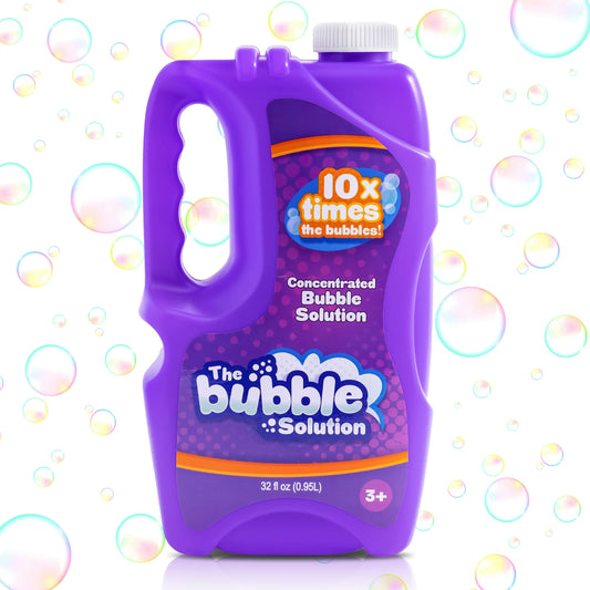 Syncfun 32 oz Bubbles for Kids,Concentrated Bubble Solution Refills (up to 2.5 Gallon) for Bubble Machines,Giant Wands and Blowers