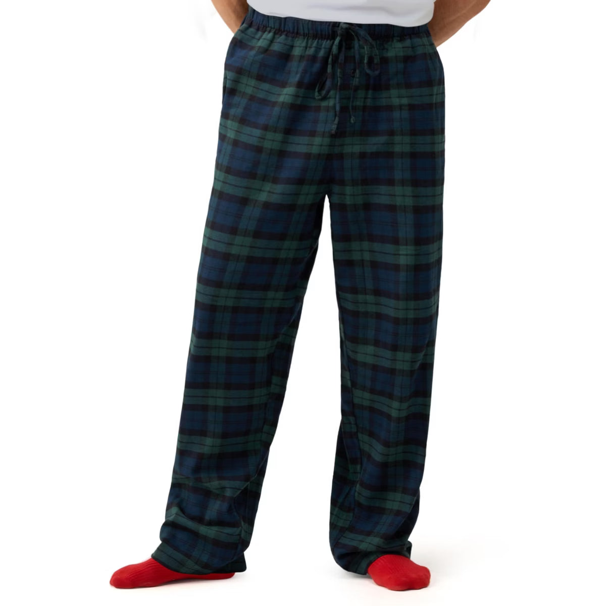 Joyfy Pajama Bottoms for Men Christmas Pajamas Pants with Pockets Drawstrin Plaid S/M/LXL/XXL/XXXL Soft Pj Bottoms Lounge Pants 51% Cotton Polyester