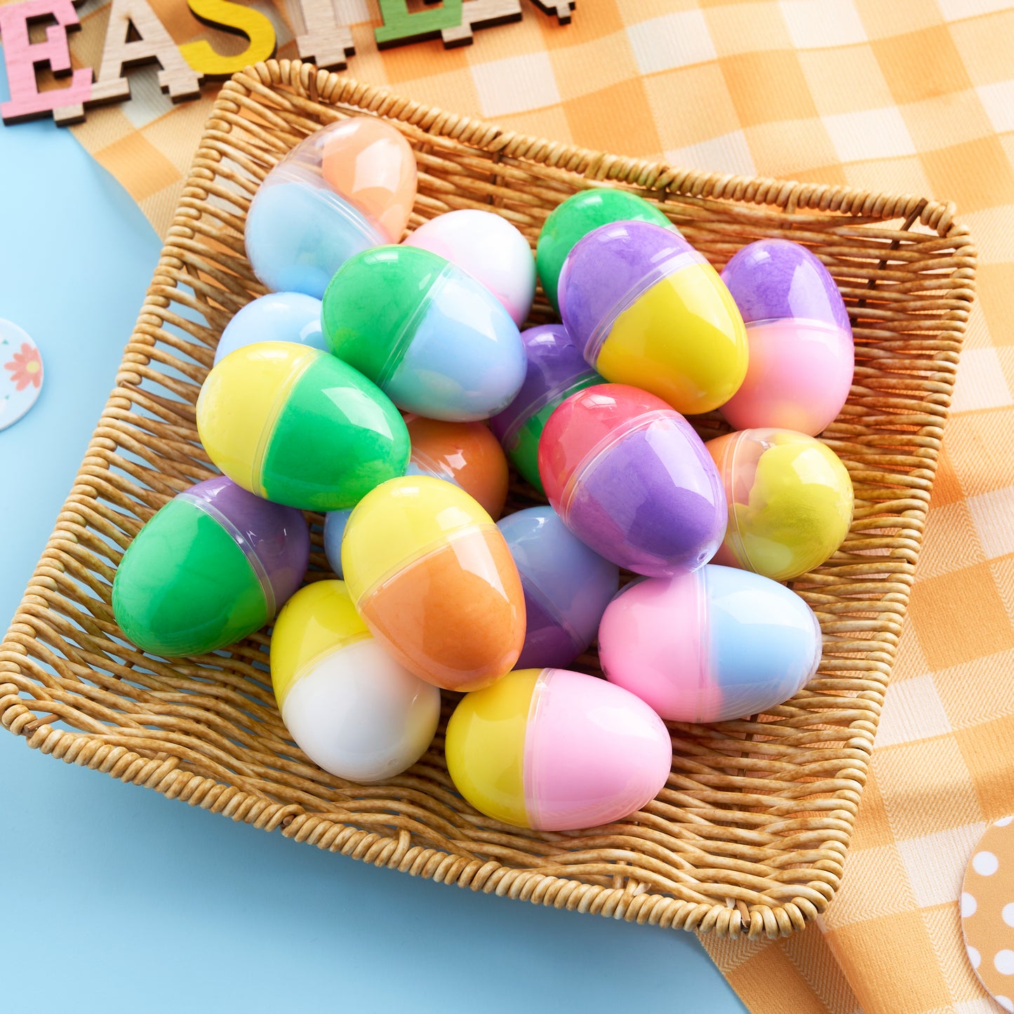Joyfy 18 Pcs Easter Slime Eggs Kit for Kids Boys Girls Stress Relief Toys Party Favors for Kids,Easter Egg Basket Stuffers Birthday Gifts