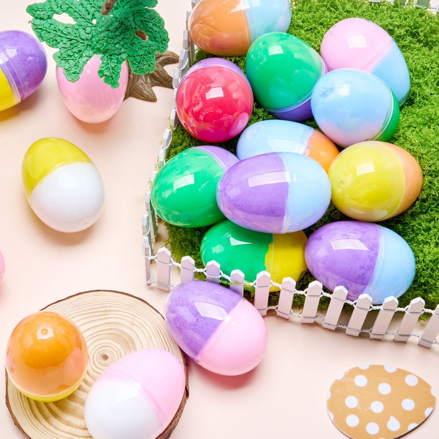 Joyfy 18 Pcs Easter Slime Eggs Kit for Kids Boys Girls Stress Relief Toys Party Favors for Kids,Easter Egg Basket Stuffers Birthday Gifts