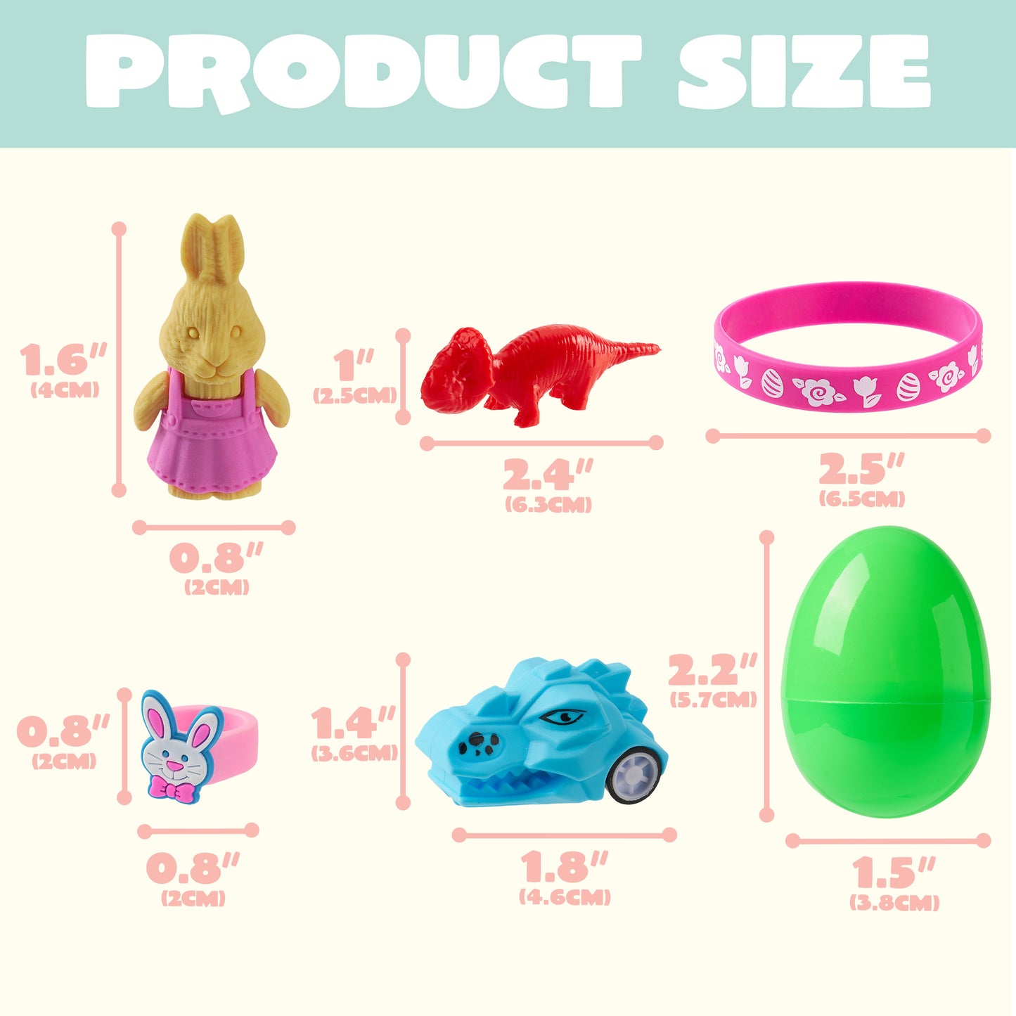 Joyfy 100 Pack Prefilled Easter Egg,Easter Egg with Novelty Toys Inside,Easter Basket Stuffers for Kids Easter Basket Classroom Exchange Toddler Boys Girls