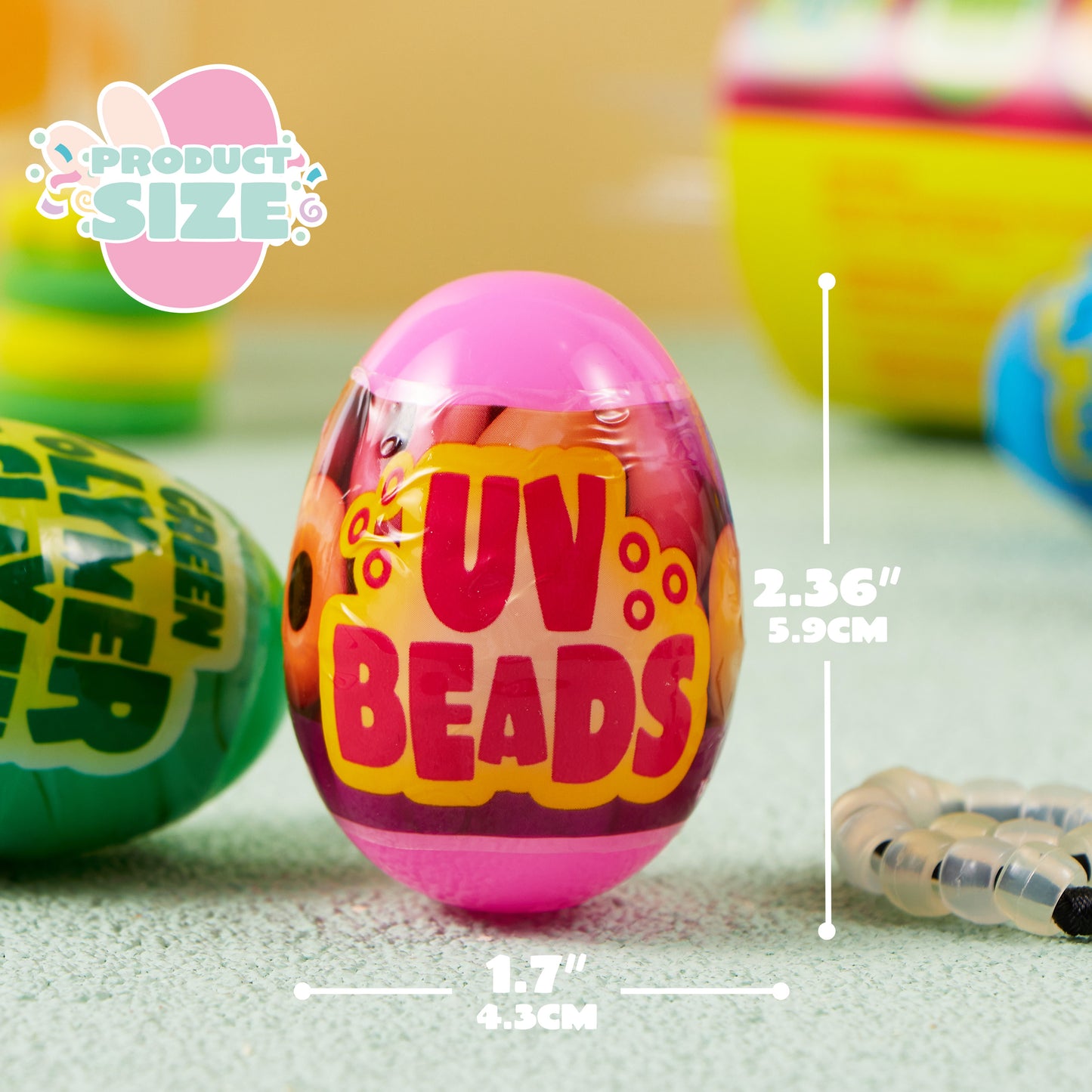 JOYFY 8 Easter Science Experiment Eggs, Colorful Eggs with Pre installed Science Activity Kit