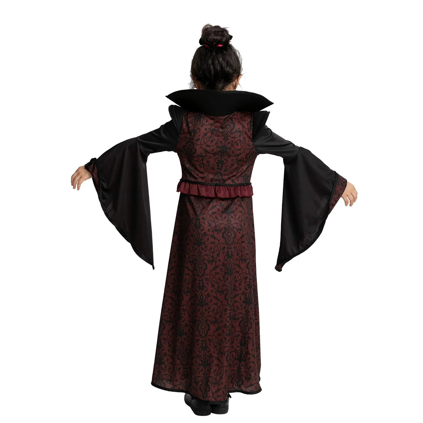Spooktacular Creations Royal Vampire Costume Set for Girls Halloween Dress Up Party, Role-Playing, Carnival Cosplay, Vampire-Themed Party for 8-10 Years Old