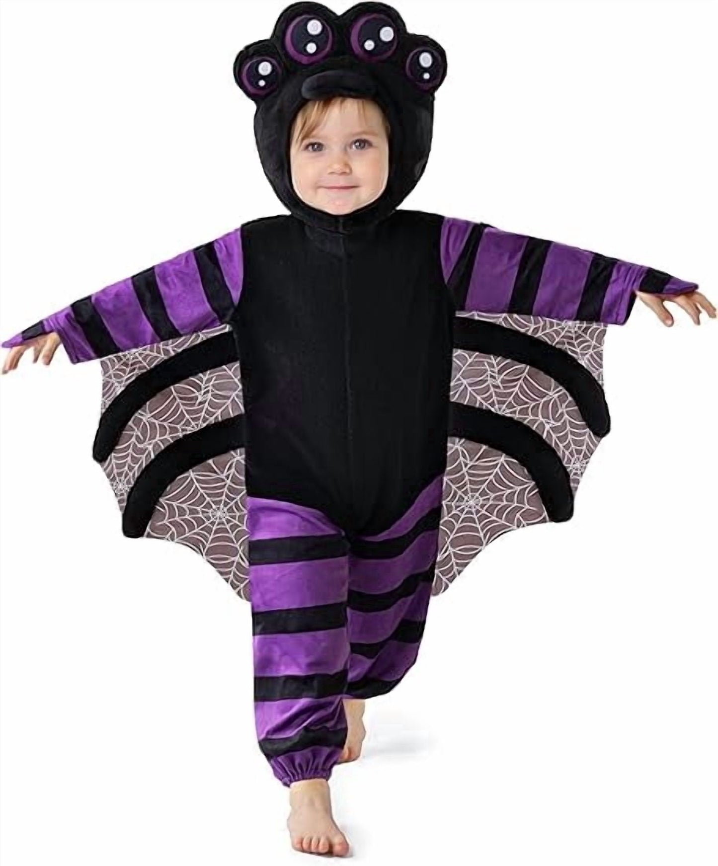 Joyfy Halloween Spider Costume for Kids, Spider Costume for Boys, Halloween Role Play and Dress Up Party