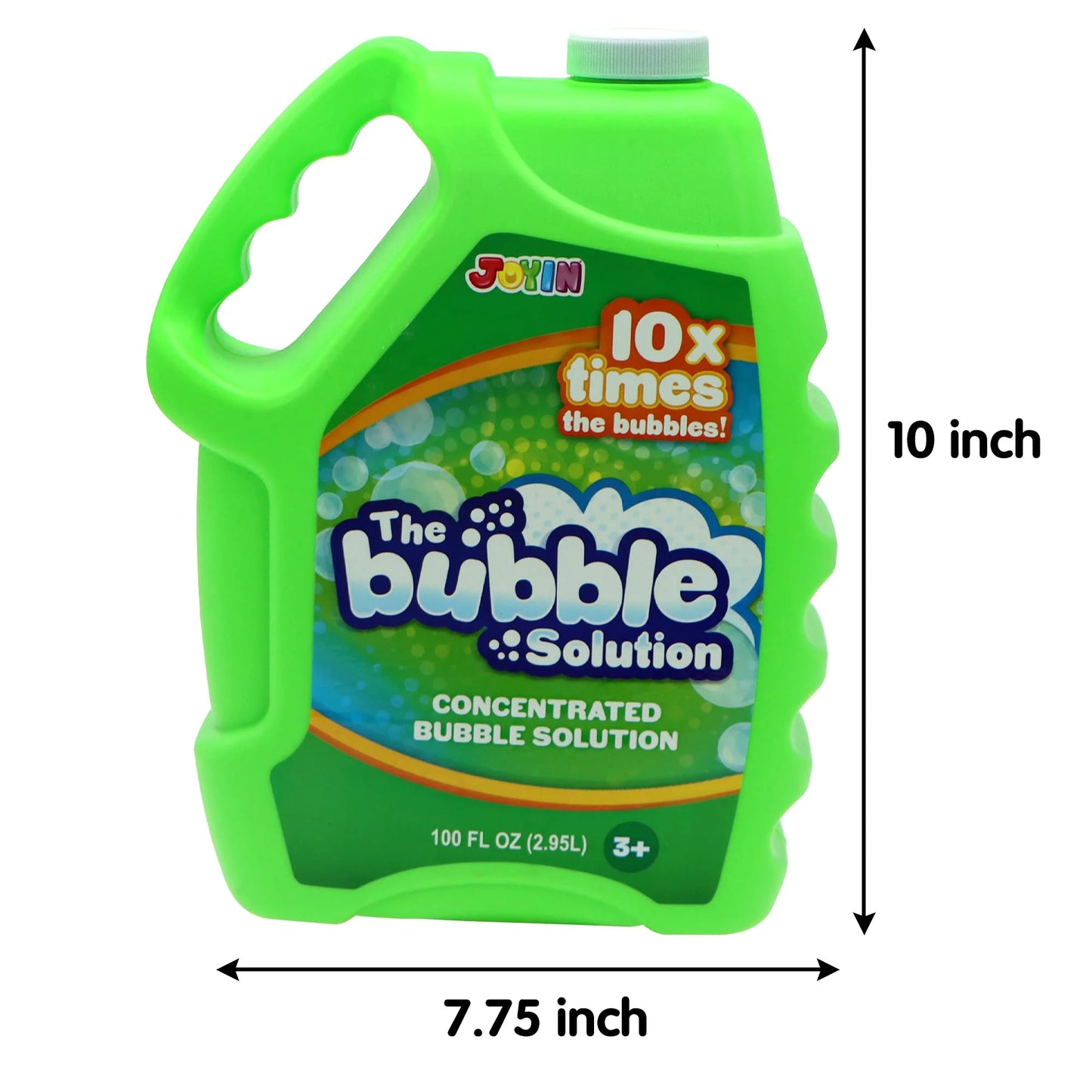 JOYIN 100 Oz Concentrated Bubble Solution (up to 8 Gallon) for Large Party Celebrations, Party Favor, Bubble Summer Toy, Classroom Prizes, Easter (Green)