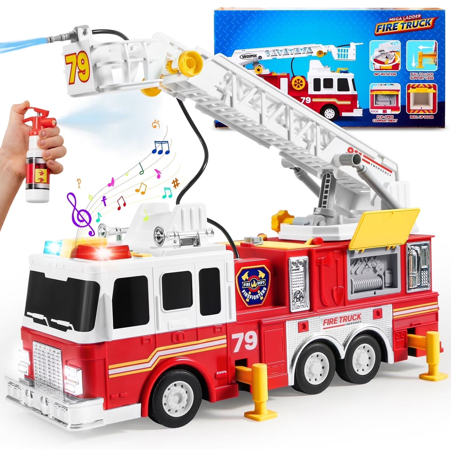 Fire Truck Mega Size Ladder
