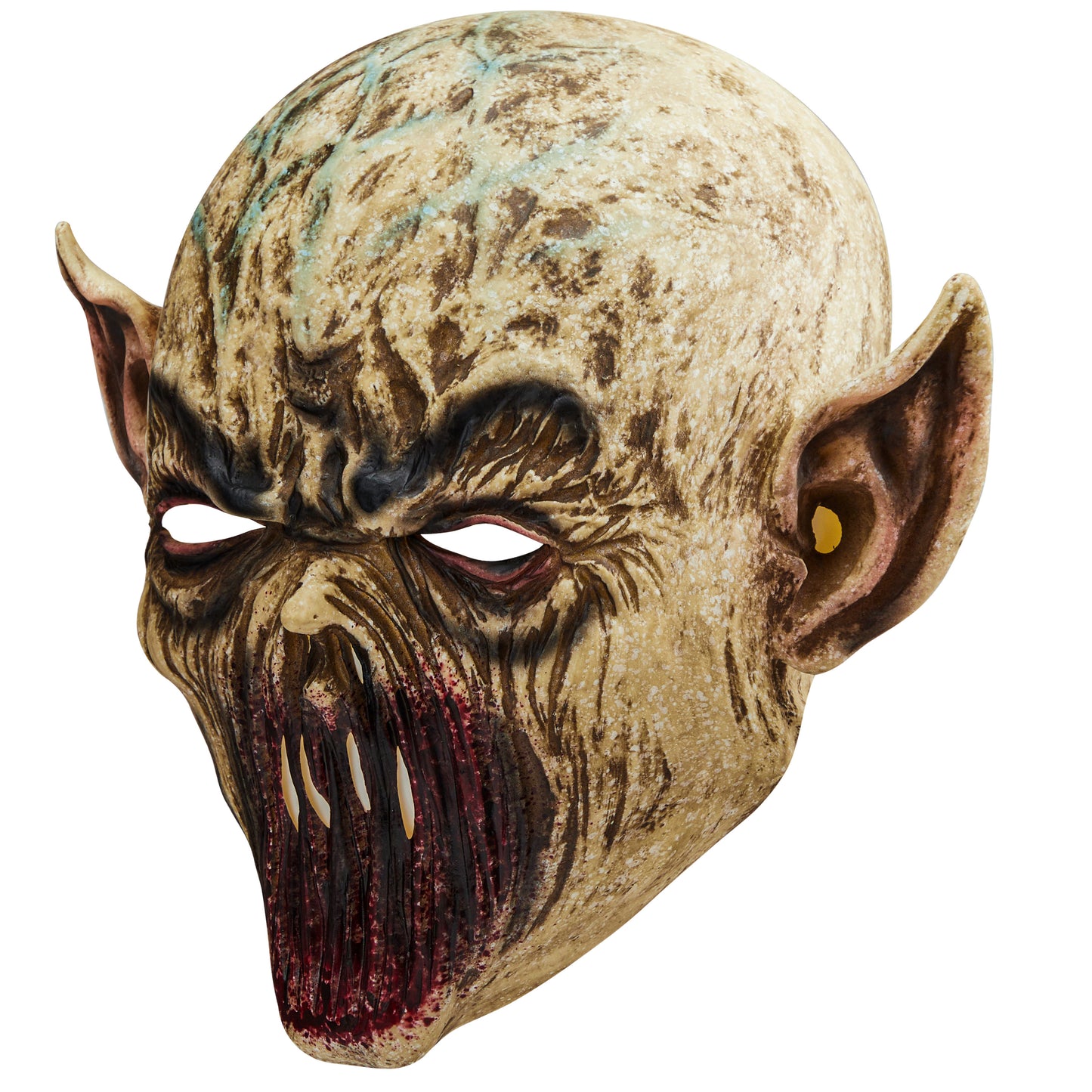 Joyfy Halloween Costume Accessory Creepy Scary Halloween Cosplay Costume Mask Weird Latex Bald Cap for Adults Party Cosplay Accessories Dress Up