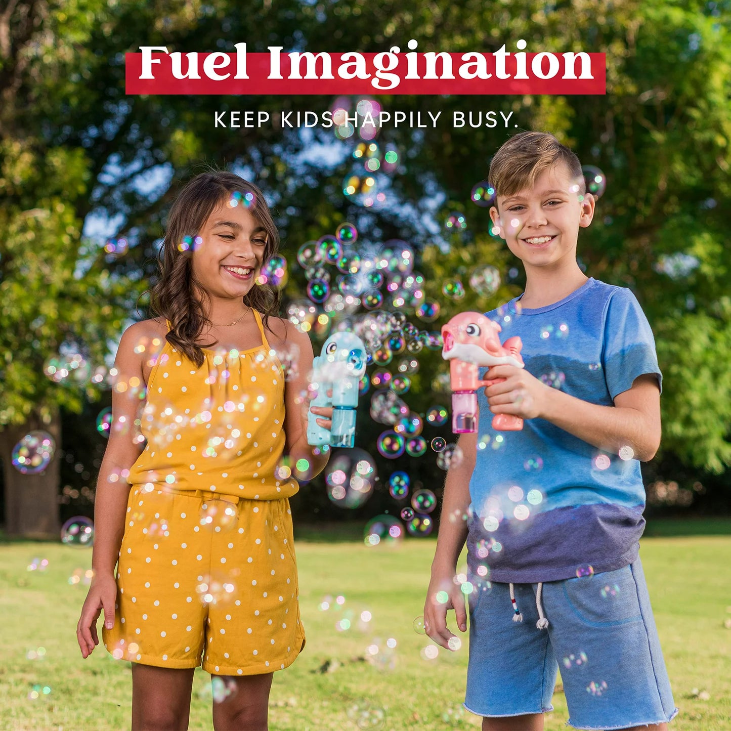 Syncfun 32 oz Bubbles for Kids,Concentrated Bubble Solution Refills (up to 2.5 Gallon) for Bubble Machines,Giant Wands and Blowers