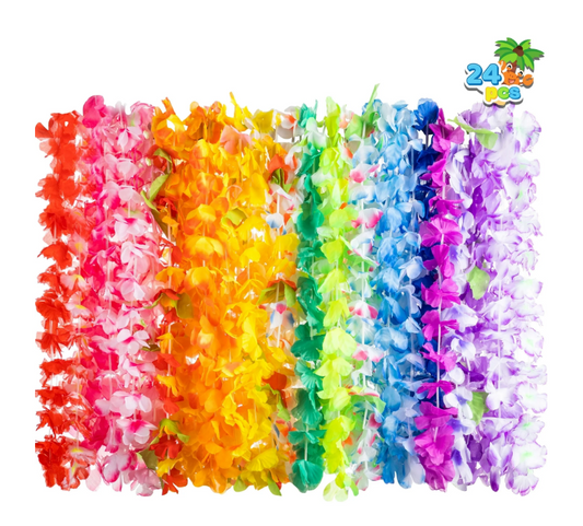 Joyin Hawaiian Leis Multicolored Party Favors, Luau Decorations, (36 pcs)