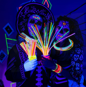 Joyfy 400 Pcs Glow Sticks Bulk 8" Bracelets Necklaces Glow in the Dark Glowsticks Super Bright Light Up Party Favors Neon Party Supplies for Halloween Christmas Easter