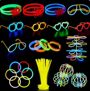 468 Pcs Glow Sticks, 8" Glow in the Dark Sticks Glow with Necklaces and Bracelets Connectors, Light-up Glowsticks Birthday Easter Halloween Party Favors