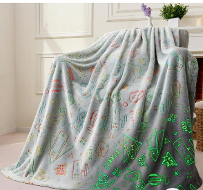 Joyfy Glow in The Dark Blanket-Gaming 50" x 60" Soft Cozy Flannel Kids Throw Blanket Gifts for Boys Girls 2 3 4 5 6