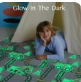 Joyfy Glow in The Dark Blanket-Construction Gifts for Girls Boys 50" x 60" Soft Cozy Flannel Kids Throw Blanket