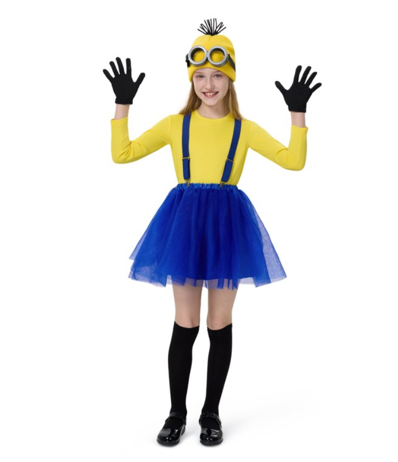 Joyfy Halloween Child Girl Yellow Tutu Outfit, Kids Costume Accessories Set for Halloween Fancy Party Dress up Cosplay