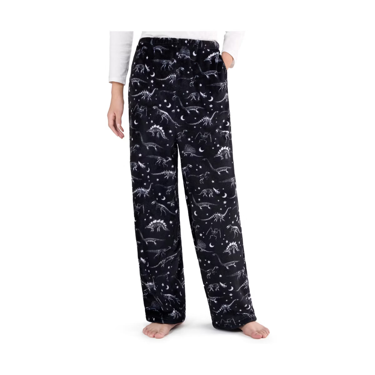 Joyfy Pajama Bottoms for Boys Pajama Pants Flannel Lounge Pant with Pockets Elastic Waist Plaid S/M/LXL/XXL Soft Long Pj Bottoms for 5-14 Year Old Boy
