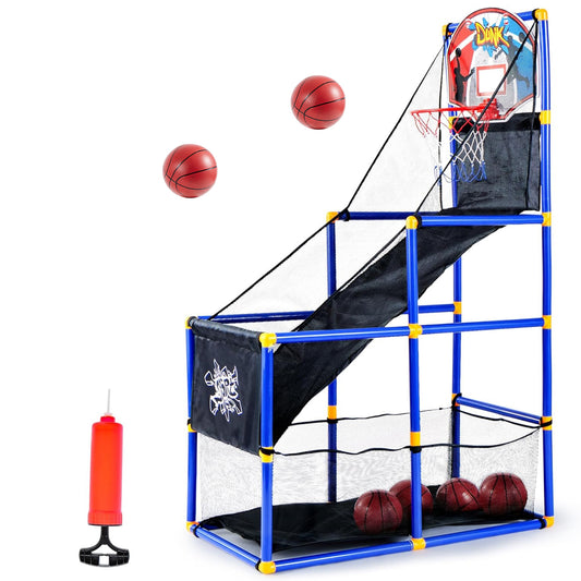 Syncfun Arcade Basketball Game For Kids, Indoor Basketball Hoop With 4 Balls for Toddlers, Basketball Goal For Kids Boys Girls