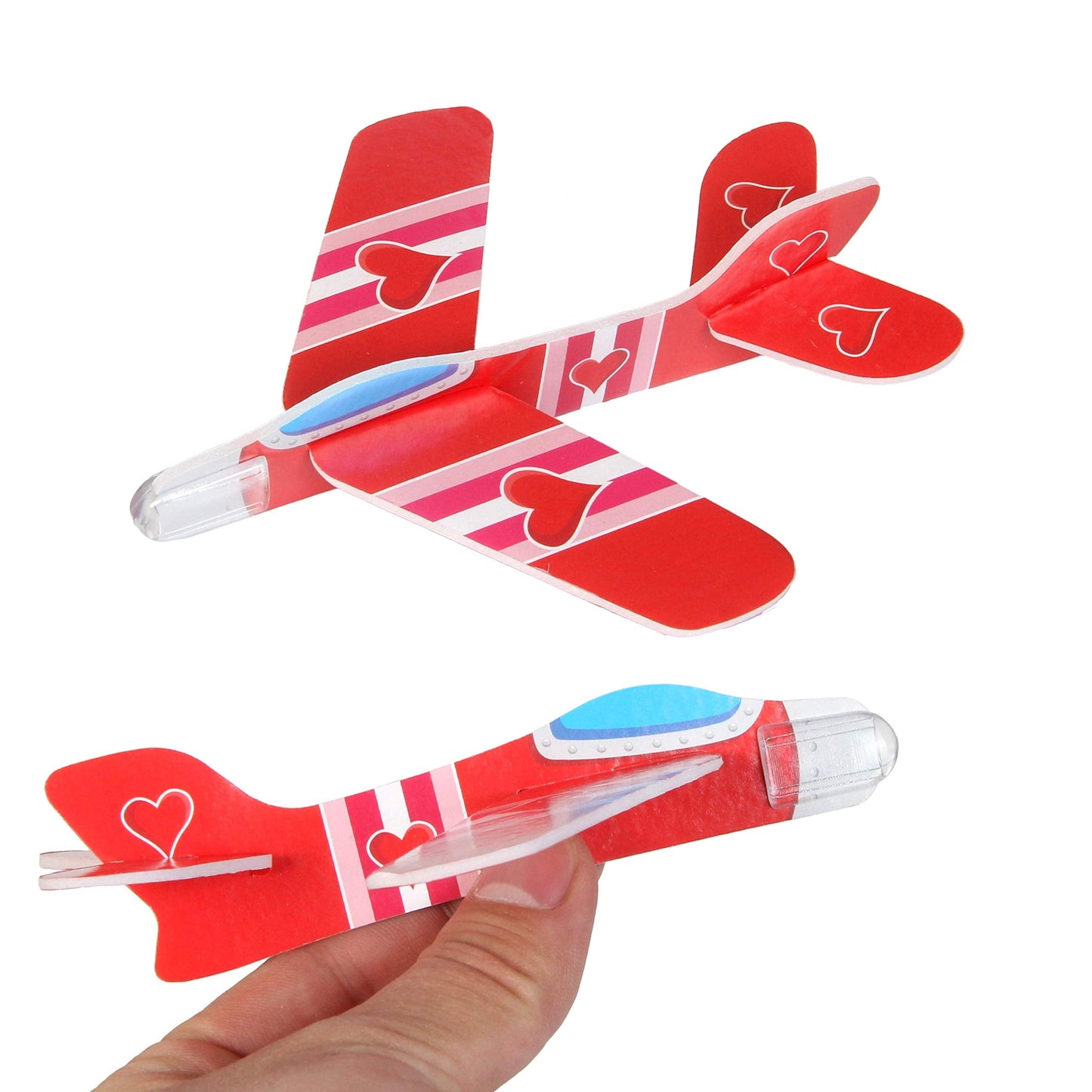 28 Packs Valentines Day Gifts Cards with Foam Airplane for Kids Valentine Exchange Cards Toddle Boys Valentines School Classroom Favors