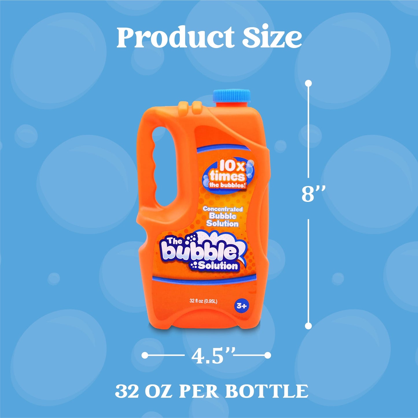 2 Bottles Bubble Solution Refill,64 oz Bubble Up to 5 Gallon for Kids,Bubble Gun,Bubble Gun Blower,Bubble Machine for Kids