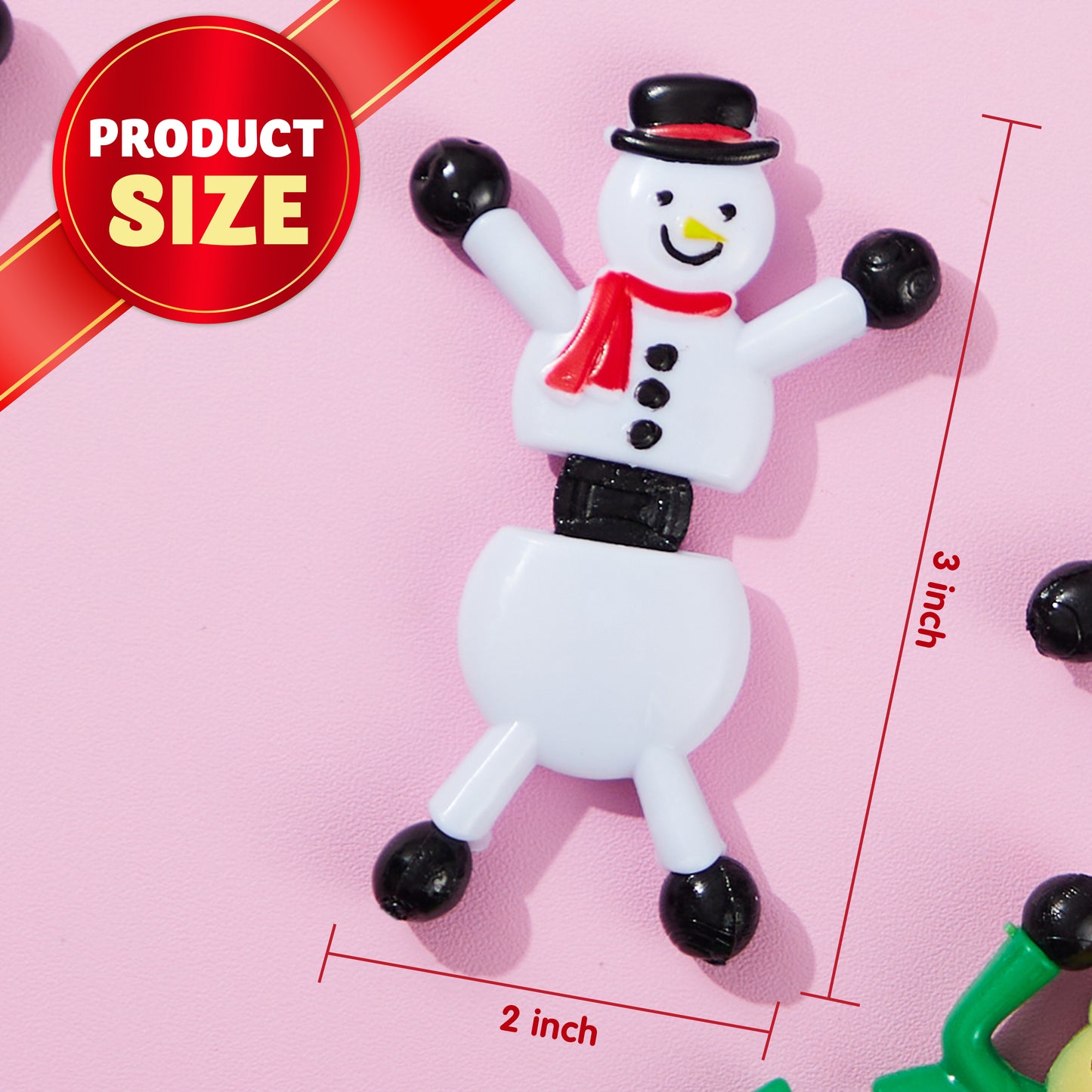 Joyfy Kids Christmas Party Favors,Climbing Man Stretchy Toys
