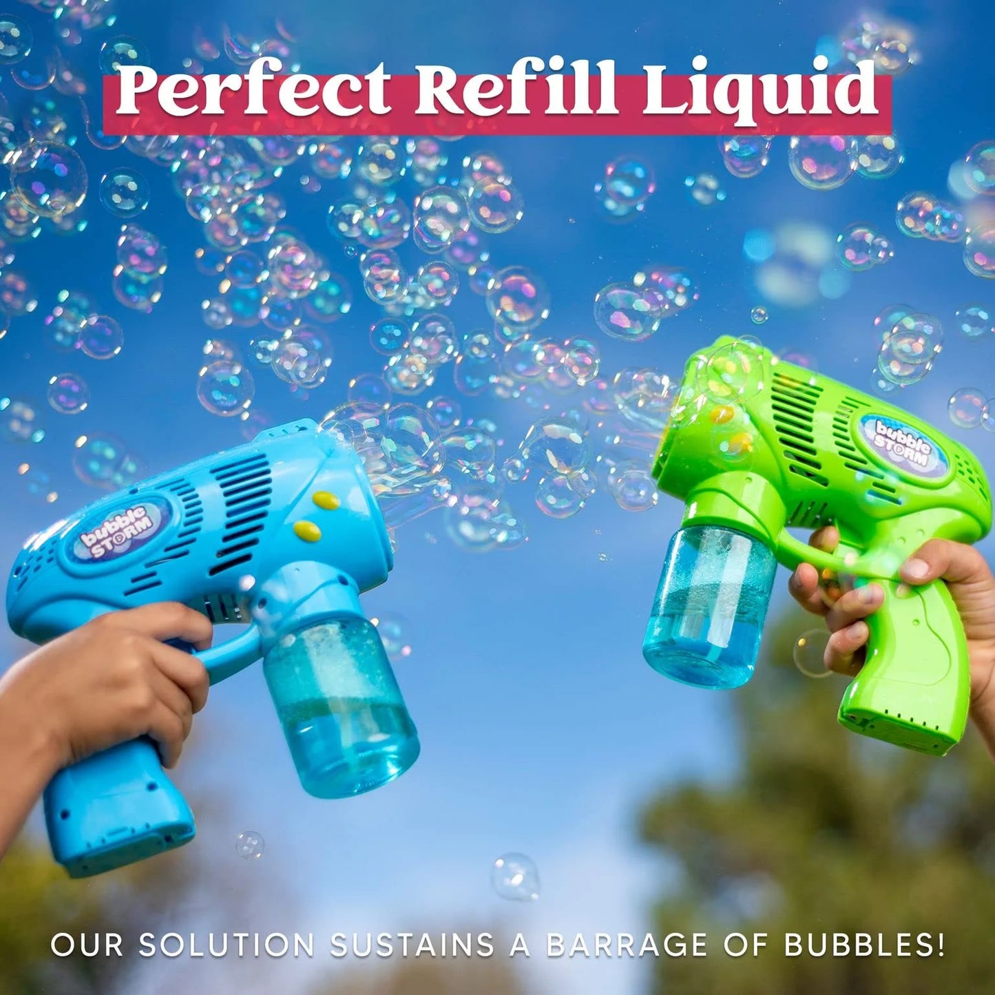 Syncfun 32 oz Bubbles for Kids,Concentrated Bubble Solution Refills (up to 2.5 Gallon) for Bubble Machines,Giant Wands and Blowers