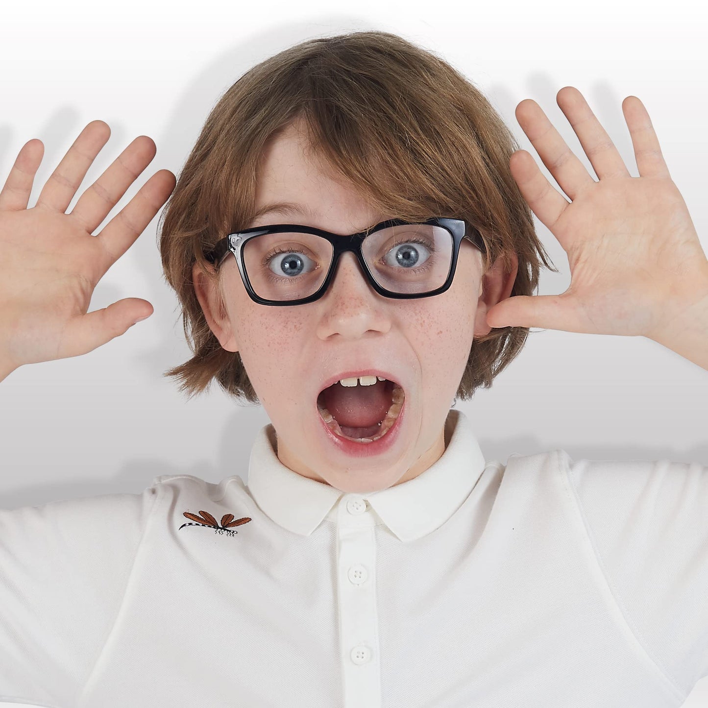 SYNCFUN Halloween Nerd Glasses,Round Glasses Magic Costume Movie Themed Costume Glasses for Kids Posing Props Masquerade Costume Birthday Party Cosplay Supplies