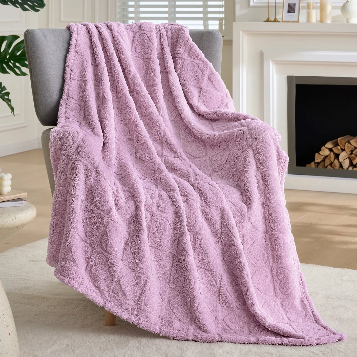 Joyfy Throw Blanket for Couch,Bed,Sofa,Soft Throw Blanket Knitted,Gifts for Women Mom Girls,Throw Home Room Decor Aesthetic for Women Christmas Birthday Gifts 50x60 in