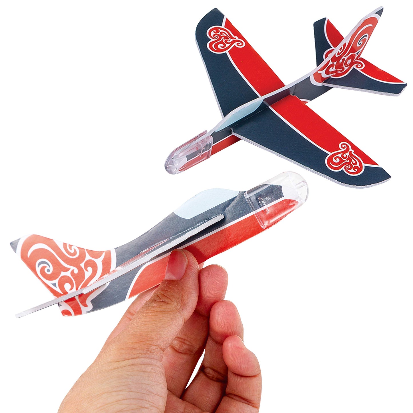 28 Pack Valentines Day Cards With Foam Airplanes for Kids Valentines School Class Favors Boys Exchange Toys Gifts