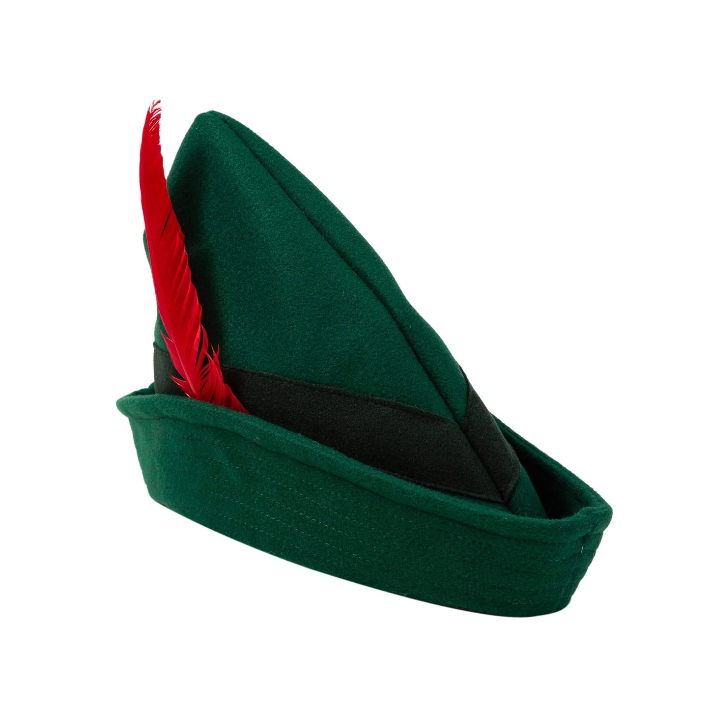Syncfun Robin Hat with Feather for Adults, German Felt Green Alpine Hat Halloween Party Favors, Costume Accessories