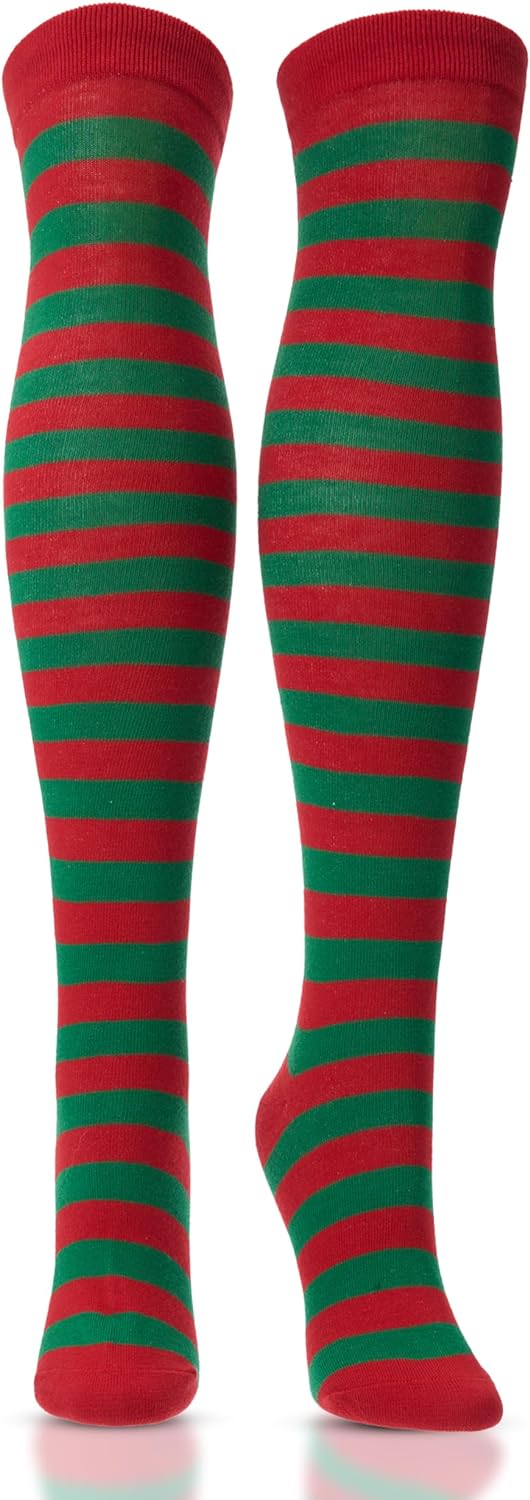 Joyfy 3 Pairs Christmas Socks for Women,Funny Crazy Holiday Elf Christmas Socks for Adults,Christmas Gifts for Women