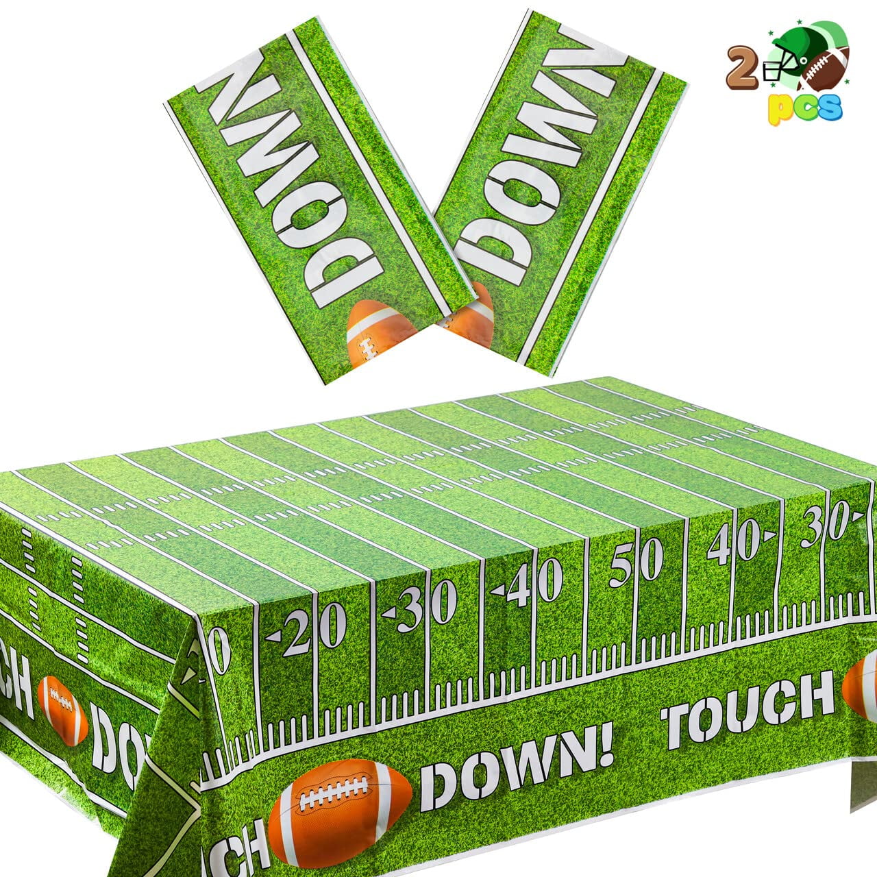 2 football table covers (54 inches * 72 inches), used for football party floor cloths