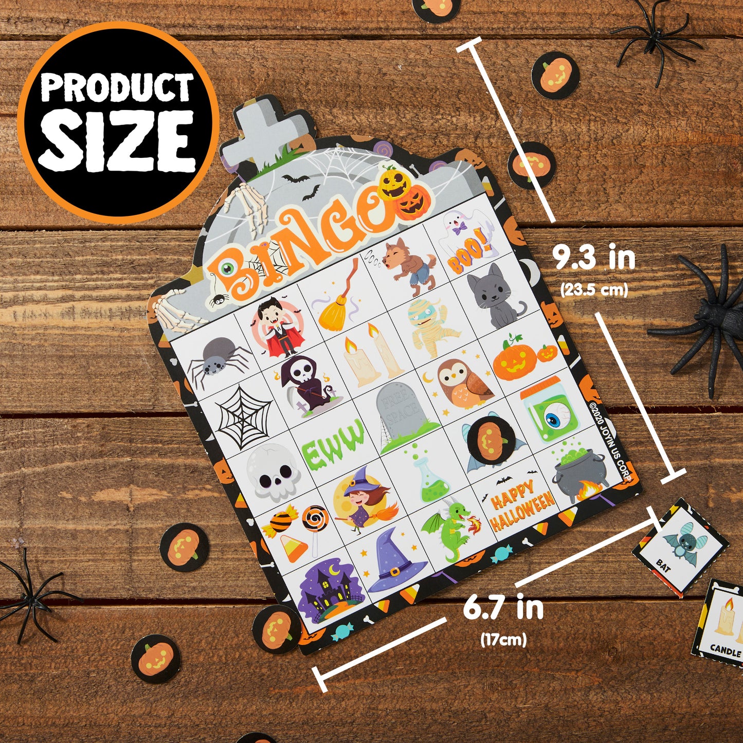Joyfy 28 Players Halloween Bingo Game Cards for Kids,Halloween Bingo Fun Party Games Classroom Games Activities Party Supplies