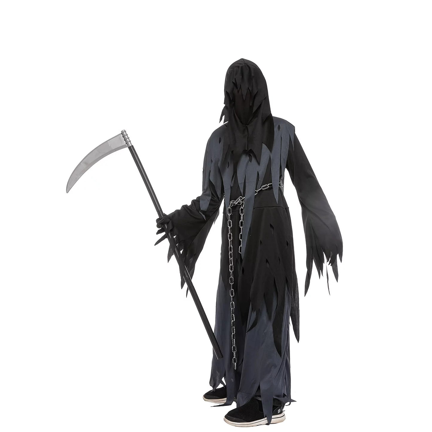 Spooktacular Creations Halloween Phantom Costume for Child Boy, Dress Up Costume Dark Knight Reaper Costume, L