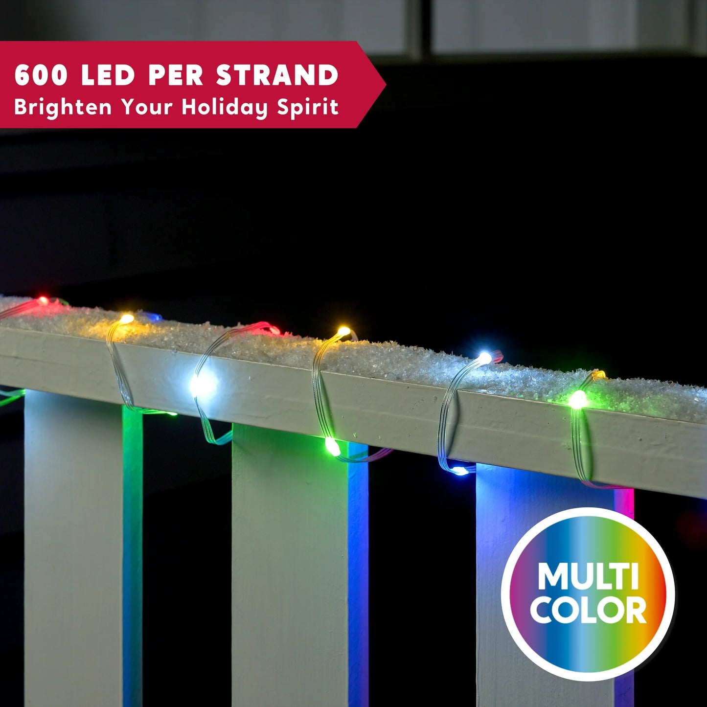 Joyfy 600 Led Christmas Lights,198 FT Christmas Lights with Remote Outdoor Decorations,Christmas Tree Lights with 8 Modes Timer for Holiday Xmas Party