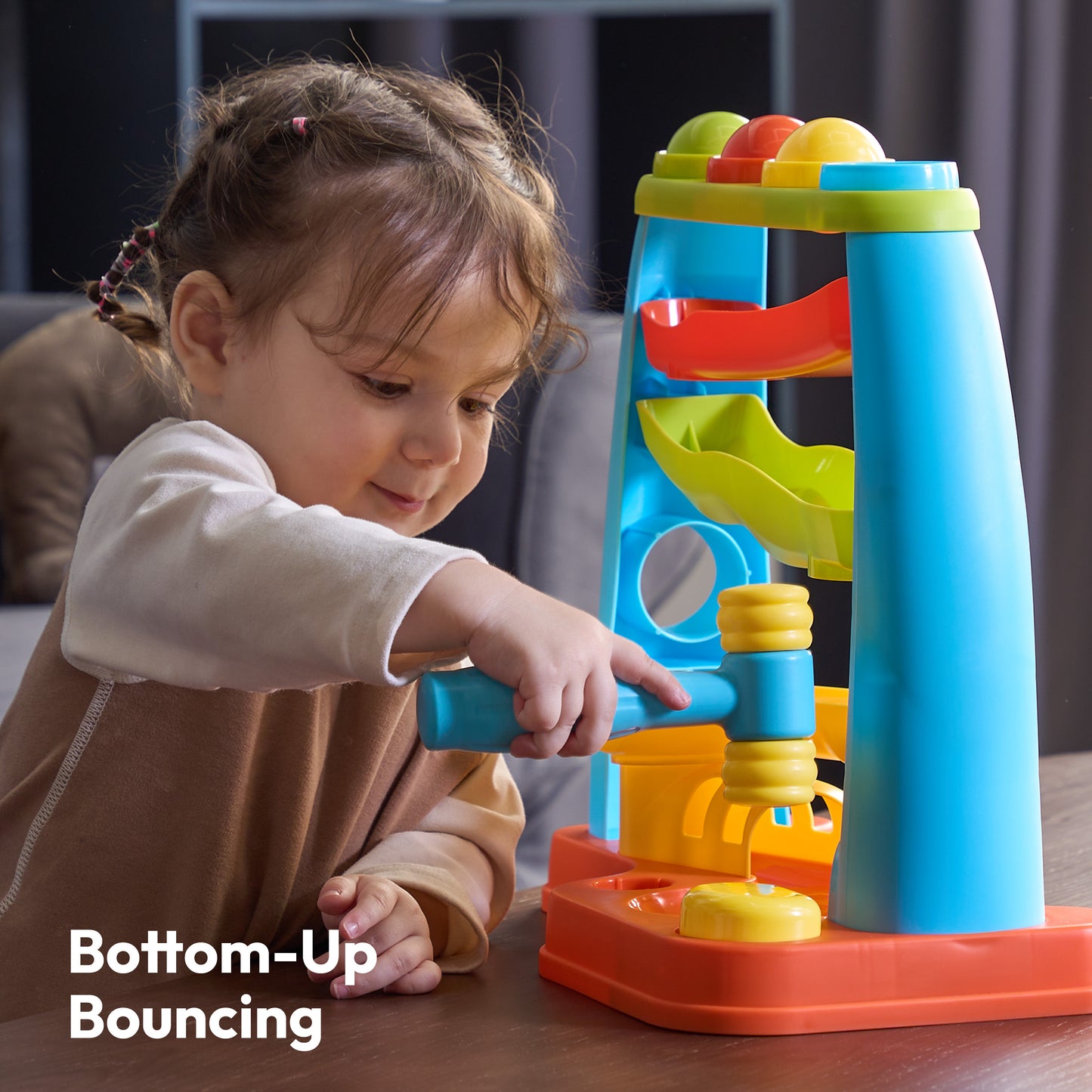 lalalark Pound A Ball Toys for Toddler, Stacking, Learning, Active, Early Developmental Hammer Montessori Toys
