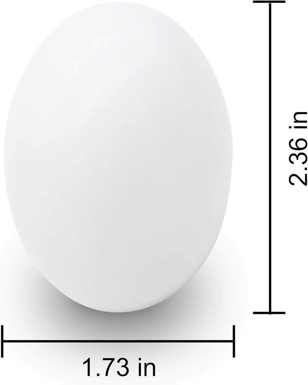 JOYFY 18 Easter Eggs, White Wooden Eggs, Life-size Flat Decoration Easter Eggs, Easter DIY Easter Egg Decoration for Kids, Easter Crafts