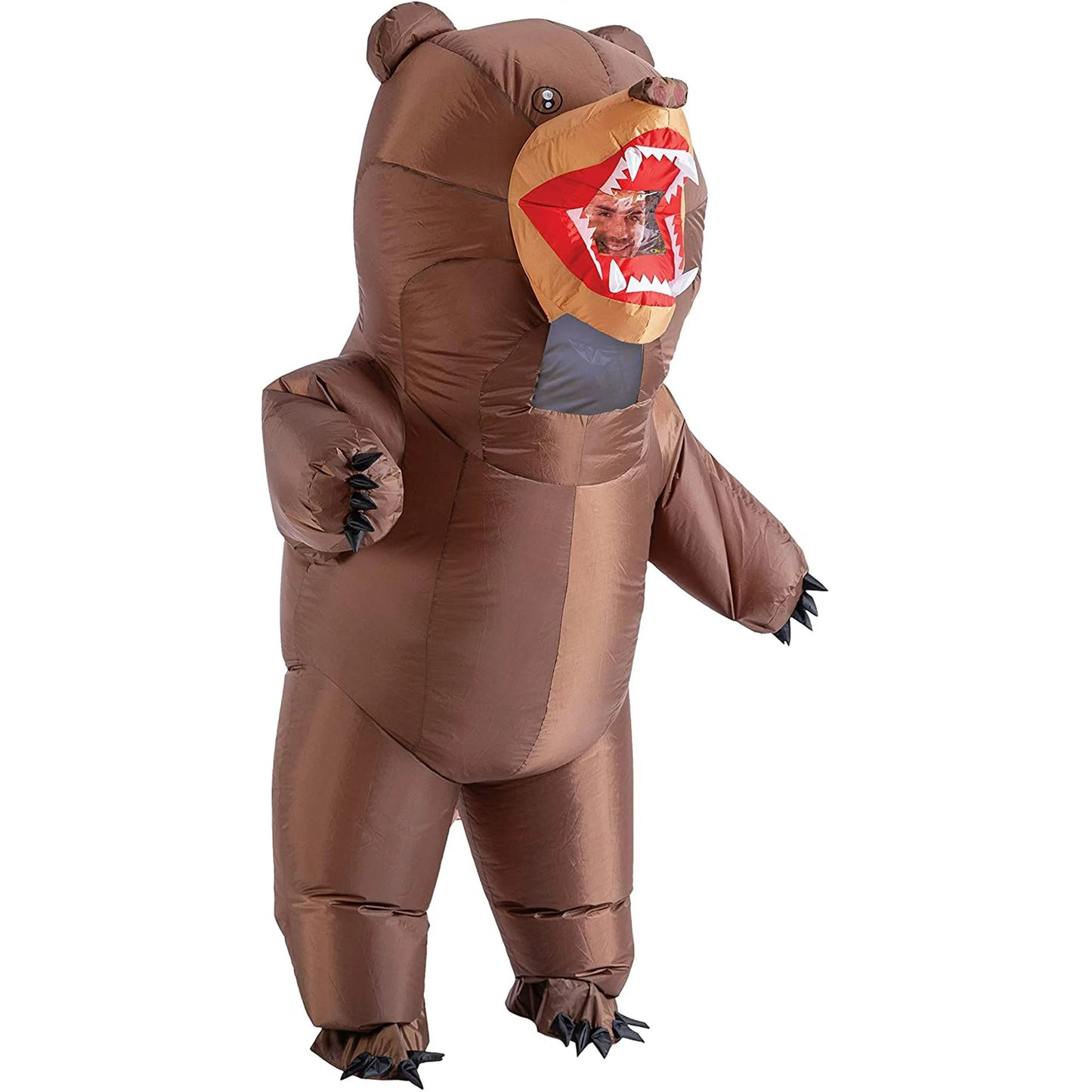 Spooktacular Creations Inflatable Bear Costume for Adult, Full Body Air Blow-up Deluxe Halloween Costume-One Size