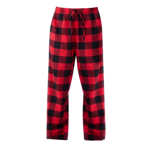 Joyfy Women Christmas Pajamas, Red and Black Plaid Pajamas with Pockets, Buffalo Plaid Pajamas