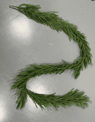 Joyfy 6FT Christmas Garland Prelit with 50 Count String Lights, Pine Cones, Holly Berries for Home Dining Table Mantel Porch Winter Christmas Decor, Plug in Lighted Pine Garland